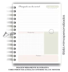 PLANNER DIÁRIO - LIA - comprar online