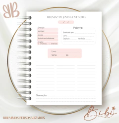 AUXILIAR DE JOVENS E MENORES - LAÇO FLORAL ROSA na internet