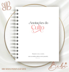 ANOTAÇÃO DO CULTO - CADERNO ROSA na internet