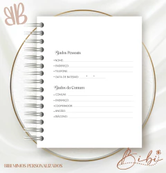 ANOTAÇÃO DO CULTO - CADERNO ROSA - Bibi Mimos Personalizados