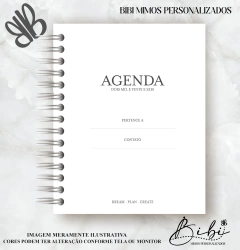 AGENDA VISÃO SEMANAL - FOTO VINTAGE - Bibi Mimos Personalizados