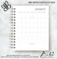 AGENDA VISÃO SEMANAL - PAPEL DE CARTA - Bibi Mimos Personalizados