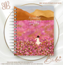 DIÁRIO DE SONHOS E REALIZAÇÕES - JARDIM FLORES - comprar online