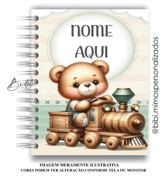 CADERNETA VACINAÇÃO - URSINHOS NO TREM