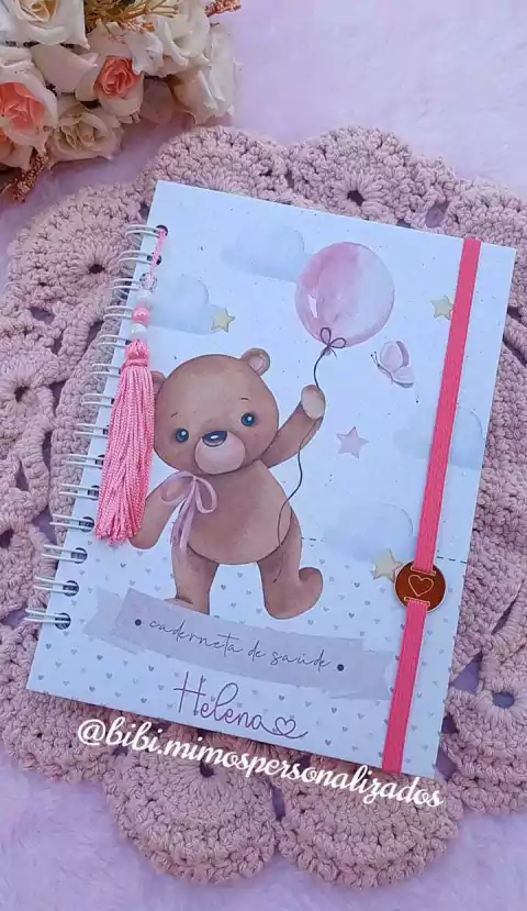 CADERNETA VACINAÇÃO - URSINHA BALÃO