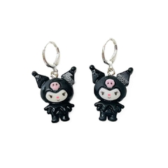 Kuromi Black - Sanrio (Aros colgantes)