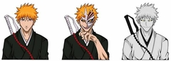 Ichigo - Bleach (Sticker 3D) - comprar online