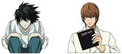 Light y L - Death Note (Sticker 3D) - comprar online