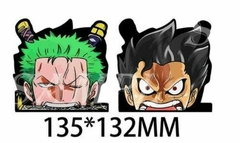 Luffy y Zoro - One Piece (Sticker 3D) - comprar online