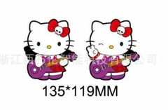 Kitty guitarra - Sanrio (Sticker 3D) - comprar online