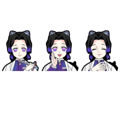 Shinobu - Demon Slayer (Sticker 3D) - comprar online