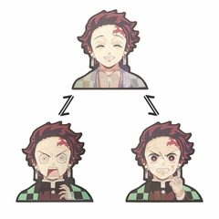 Tanjiro reacciones - Demon Slayer (Sticker 3D) - comprar online