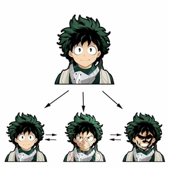 Izuku Midoriya - My Hero Academia (Sticker 3D)