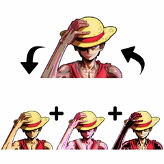 Luffy power - One Piece (Sticker 3D) - comprar online