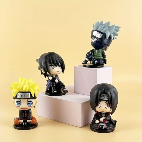 Naruto Chibi sentados con base (Figuras) - comprar online