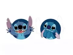 Stitch circulo (Sticker 3D) - comprar online