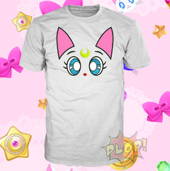 Luna, Artemis - Sailor Moon - Remera Bordada - comprar online