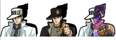 Jotaro/Star platinum - JoJo's Bizarre Adventure (Sticker 3D) - comprar online