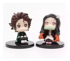 Demon Slayer Chibis sentados con base (Figuras) - comprar online