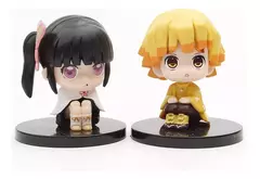 Demon Slayer Chibis sentados con base (Figuras) - Plop!