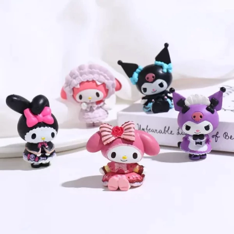 Kuromi, My Melody vestidos - Sanrio (Figuras)