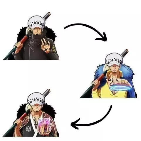 Law - One Piece (Sticker 3D)