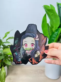 Tanjiro, Nezuko, Zenitsu - Demon Slayer (Sticker 3D) - comprar online