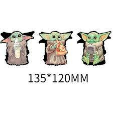 Grogu - Star Wars (Sticker 3D) - comprar online