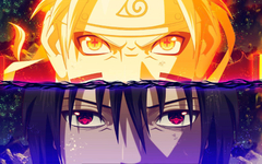 Naruto Vs Sasuke - Naruto (Sticker 3D) - comprar online