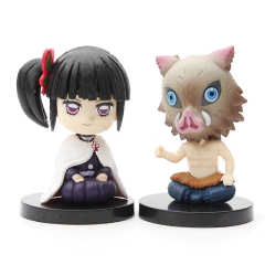 Demon Slayer Chibis sentados con base 8cm (Figuras) - Plop!