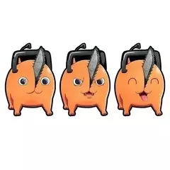 Pochitas - Chainsaw Man (Sticker 3D)