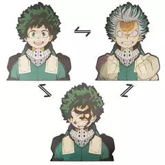 Midoriya power - My Hero Academia (Sticker 3D)