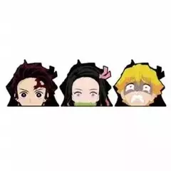 Tanjiro, Nezuko, Senitzu - Demon Slayer (Sticker 3D) - comprar online