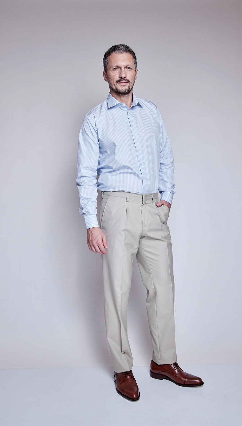 Pantalón China Beige