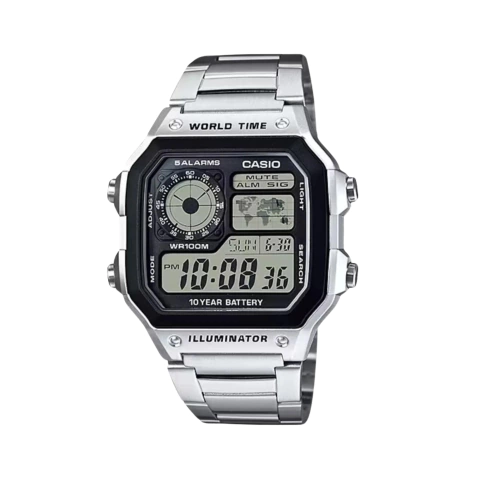 Relógio Masculino Digital Casio AE-1200WHD-1AVDF