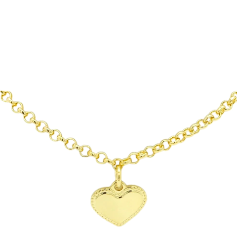 Tornozeleira Elo Português Coração