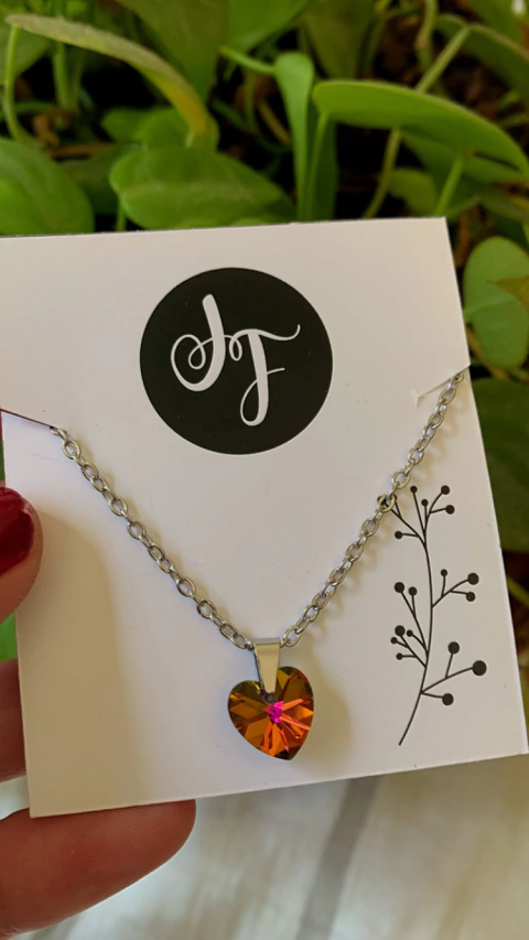 Conjunto Corazon Cristal AC