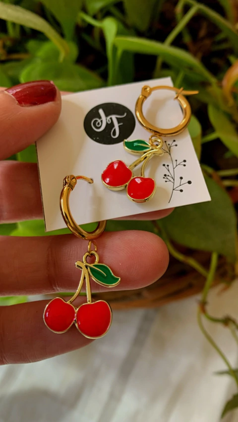 Argolla Cherry Esmaltada AD