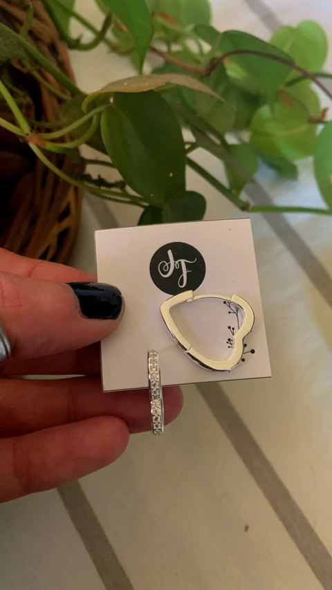 Aro Cubano Corazón 2 cm AB