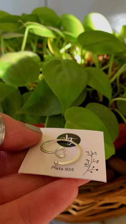 Anillo Corazón Calado y Cubics