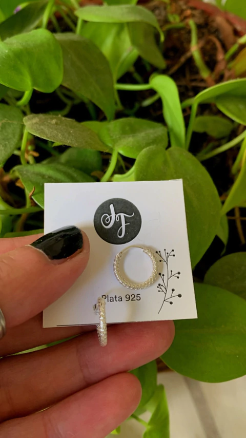 Argolla White Kindy (PRECIO PAR)