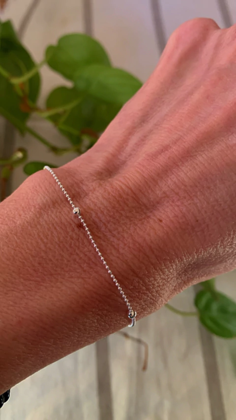 Pulsera Bolita Mini y Bolitas Intercaladas