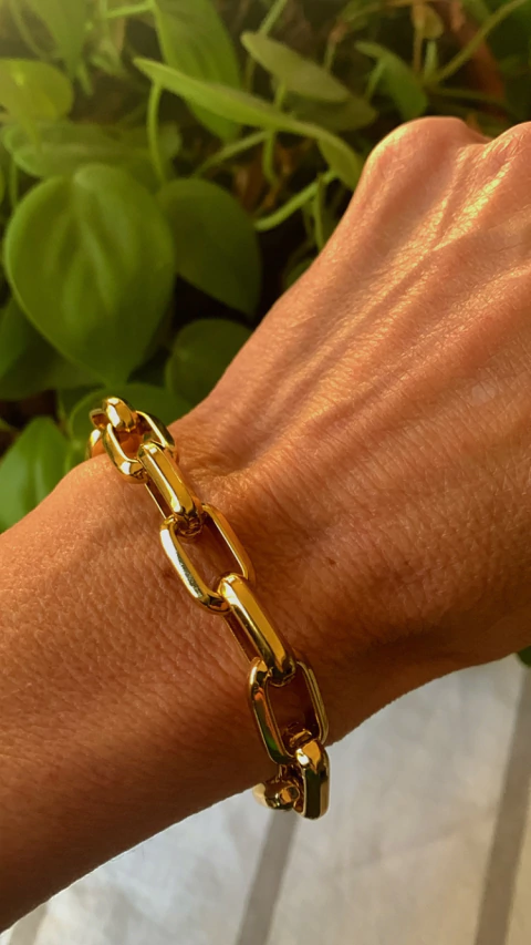 Pulsera Eslabon Rectangular AD