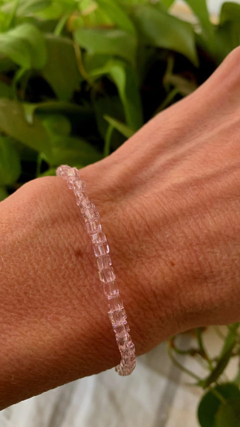 Pulsera Cristales Rosa