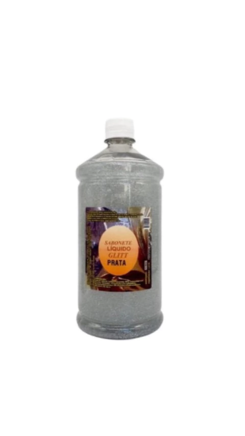 Base Sabonete Glitter Prata 1 Litro - comprar online