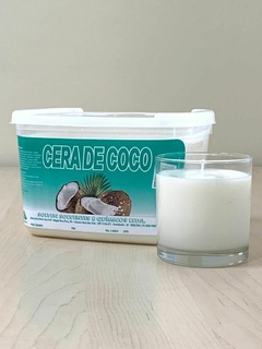 Cera de Coco 100% Vegetal - Velas Artesanais