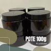 Kit Pote para Cosméticos Âmbar Redondo 100g
