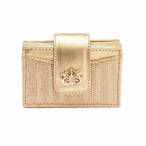 CARTEIRA SANFONADA EM PALHA