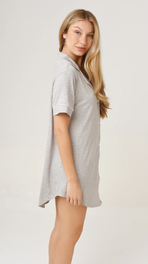 Camisola ESTAMBUL M/C Gris (7007GR)