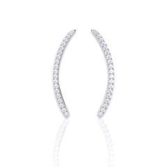 Brinco Fio Moissanita na internet